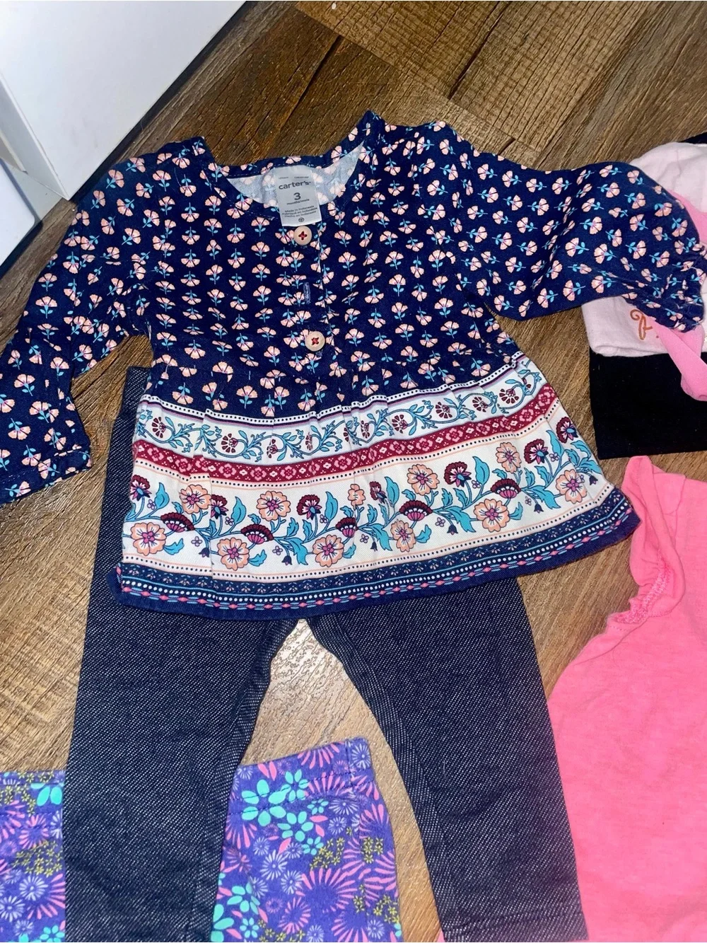 Baby Girl Size 3 Months Carter’s Lot of 18 Items (All Great Condition)